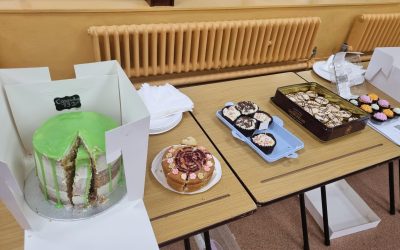 Macmillan cake sale